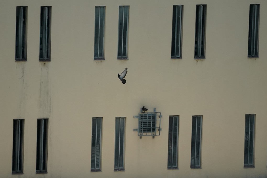 The exterior of Lai Chi Kok Reception Centre, one of Hong Kong’s largest prisons, seen on July 22, 2021. Photo: Felix Wong