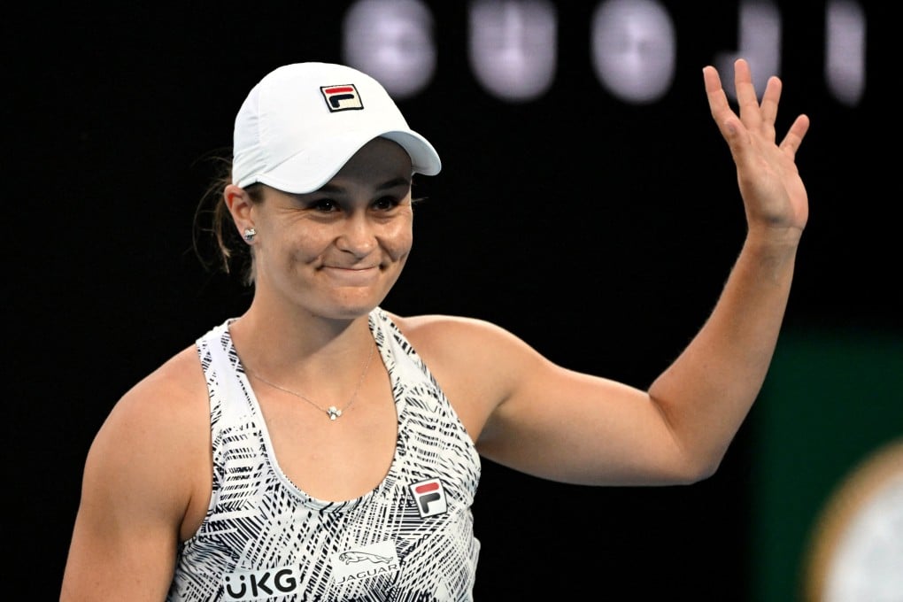 Ashleigh Barty is waving goodbye to tennis less than two months after winning the Australian Open. Photo: Reuters
