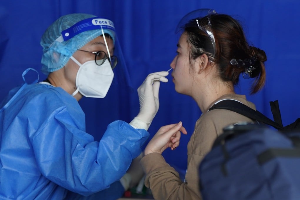 Hong Kong leader Carrie Lam has said resuming compulsory testing orders will allow asymptomatic patients in the community to be identified. Photo: Sam Tsang