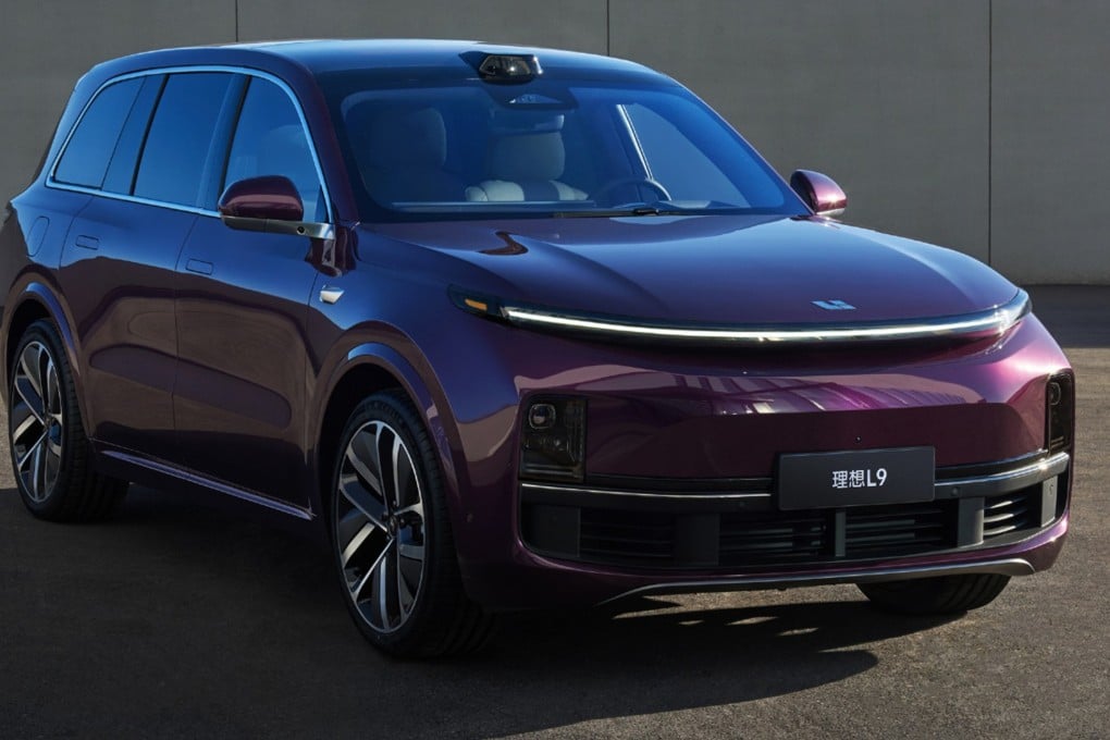 Li Auto has priced its second production model – the L9 sport-utility vehicle (SUV) – at 450,000 yuan (US$70,604) to 500,000 yuan. Photo: SCMP Pictures