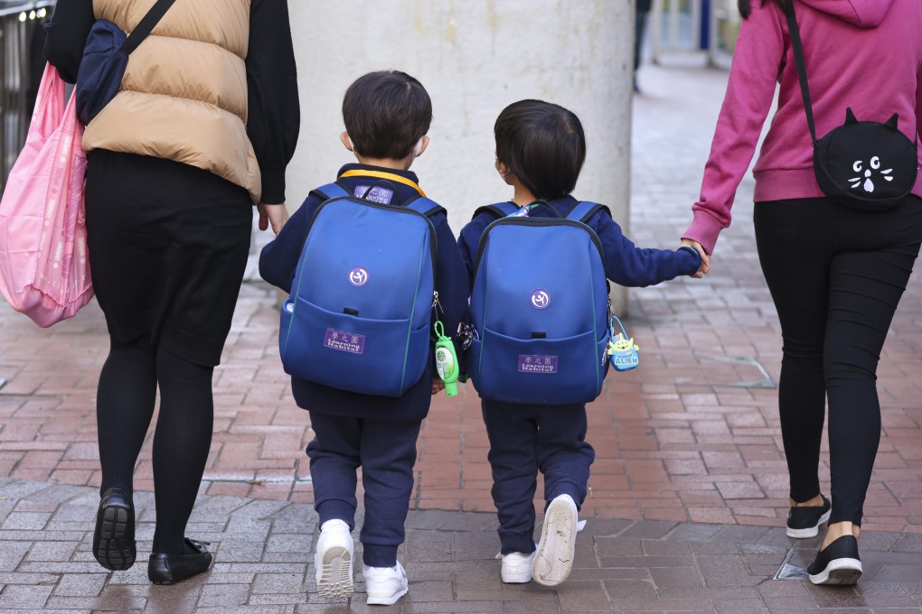 Hong Kong leader Carrie Lam on Wednesday urged parents to get their children vaccinated so full-day, in-person classes could resume. Photo: Nora Tam