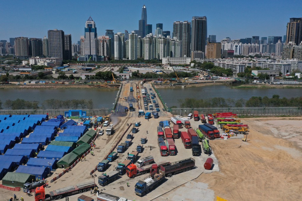 The new bridge linking Hong Kong and Shenzhen was built before many residents even knew about it . Photo: Sam Tsang