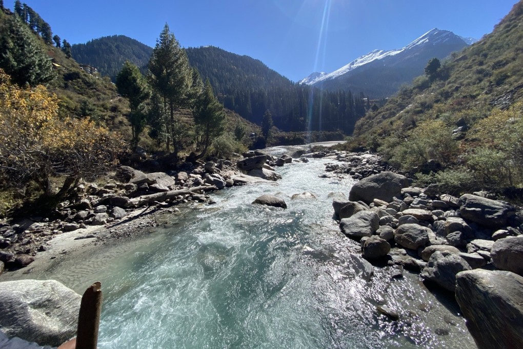 The Parvati river, seen near the village of Malana, best-known for its export - the Malana Cream strand of hashish. Photo: Kunal Purohit