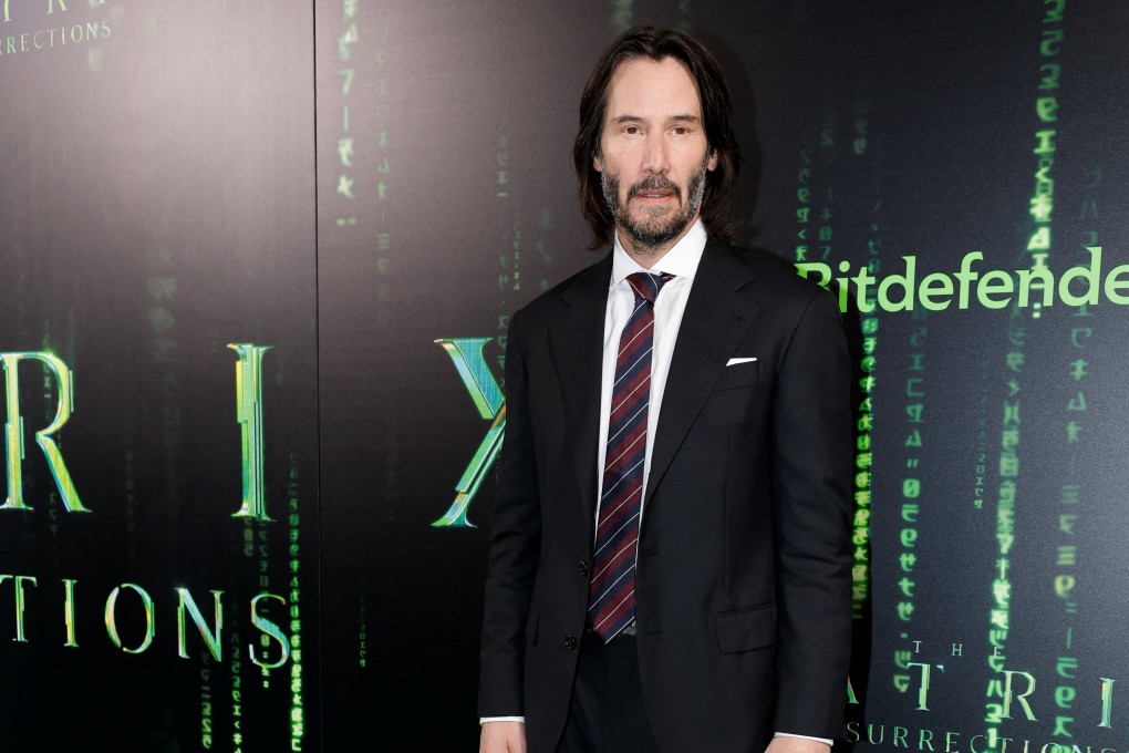 Actor Keanu Reeves poses on the red carpet for the premiere of The Matrix Resurrections in San Francisco on December 18, 2021. Photo: Reuters