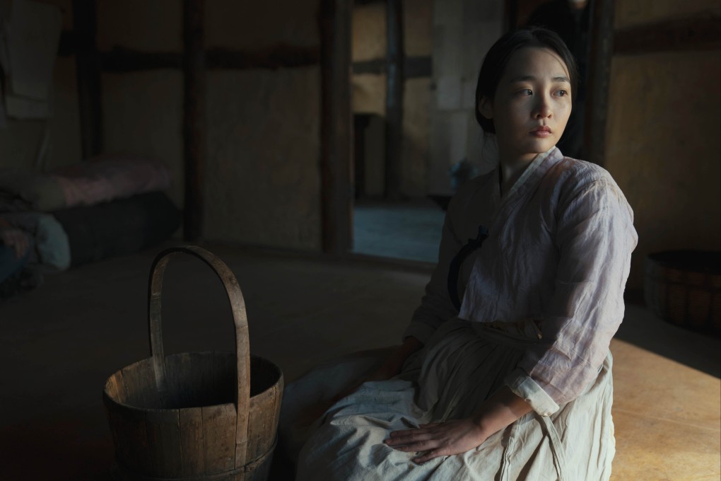 Minha Kim as Sunja in a still from Pachinko. Photo: Apple TV+