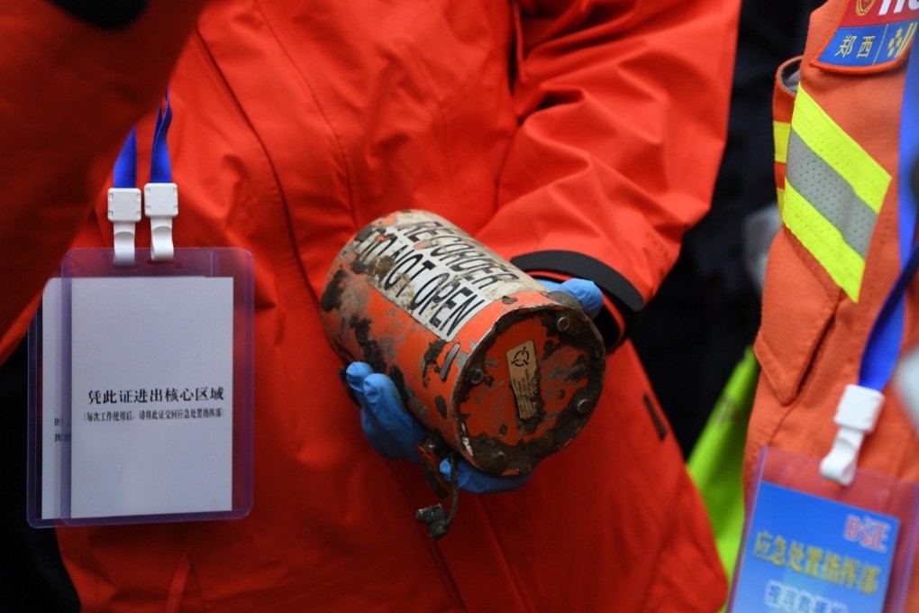 The flight data recorder contains vital information, including the plane’s flight path, speed and altitude. Photo: Weibo