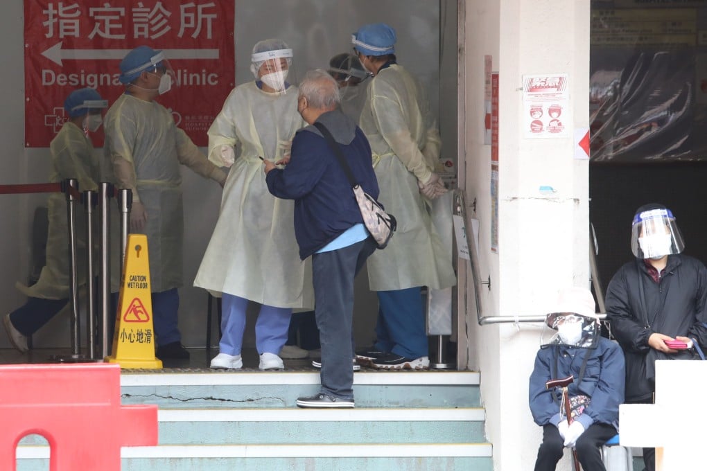 A hospital Covid-19 clinic opens in Hong Kong. Photo: Jelly Tse