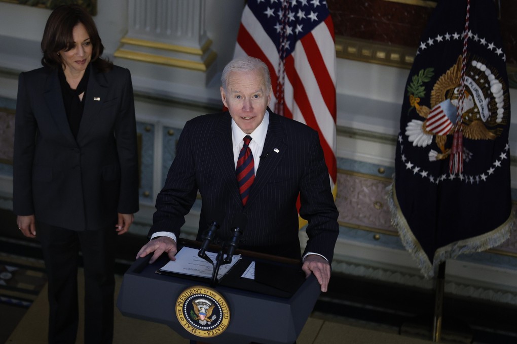 US President Joe Biden and Vice President Kamala Harris in Washington on March 15. Photo: Getty Images / AFP