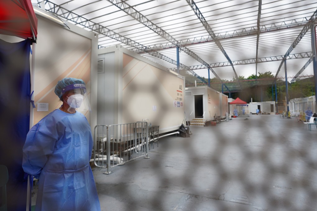 The Hung Shui Kiu Community Isolation Facility in Yuen Long has special arrangements and dedicated staff in place to serve patients from ethnic minority communities. Photo: Sam Tsang