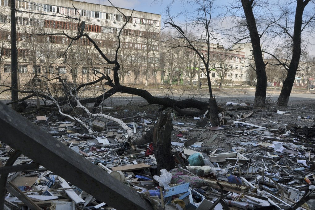 Debris of a destroyed building after shelling in Chernihiv, Ukraine, on March 27. However the war in Ukraine turns out, it will likely be inconclusive and open to disputes. Photo: EPA-EFE