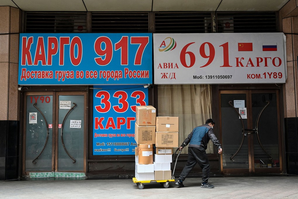 China’s trade with Russia could be boosted as smaller private Chinese firms look to fill the void left as many Western companies have pulled out of Russia. Photo: Getty Images