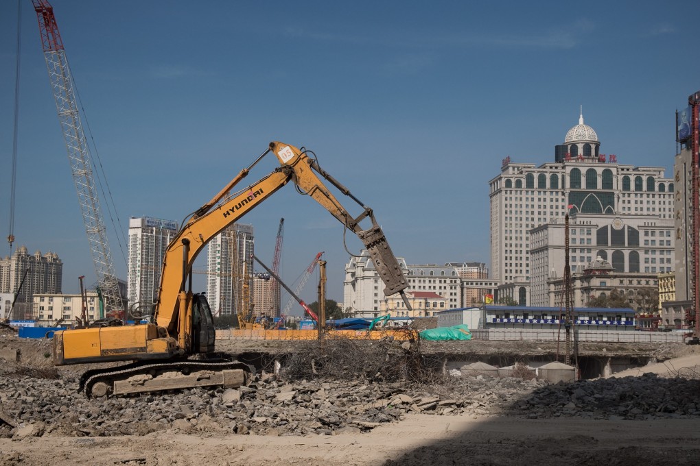 A construction site in the northeastern city of Harbin. Photo: AFP