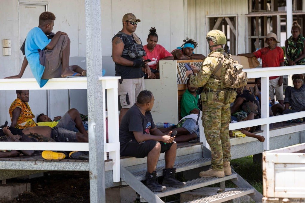 Australian soldiers are currently in the Solomon Islands until December 2023, following last year’s riots. File photo: Australian Defence Force /AFP