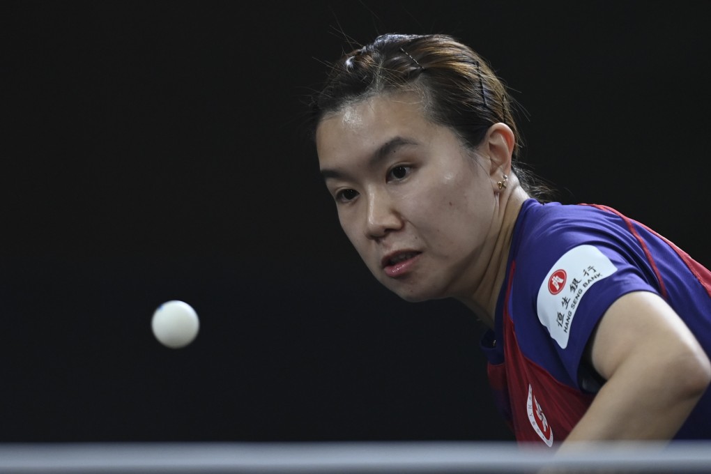 Lee Ho-Ching reaches the round of 16 before losing to Zhang Rui of China at the WTT Star Contender in Doha. Photo: Xinhua