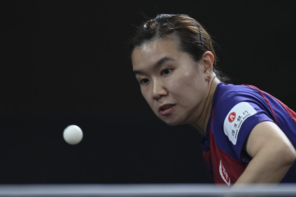 Lee Ho-Ching reaches the round of 16 before losing to Zhang Rui of China at the WTT Star Contender in Doha. Photo: Xinhua