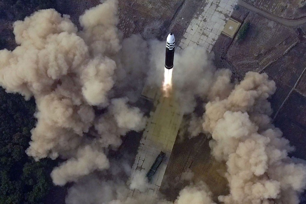 North Korea claimed it successfully launched the advanced Hwasong-17 ICBM on March 24. Photo: KCNA/dpa