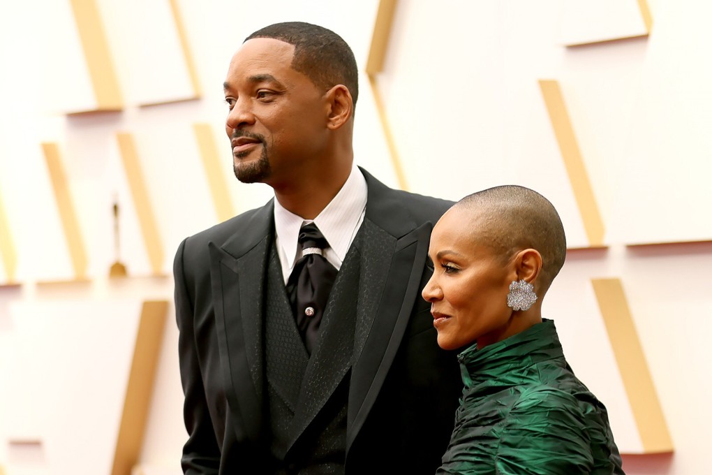 Will Smith and Jada Pinkett Smith attend the 94th Annual Academy Awards in Hollywood on Sunday. Photo: TNS