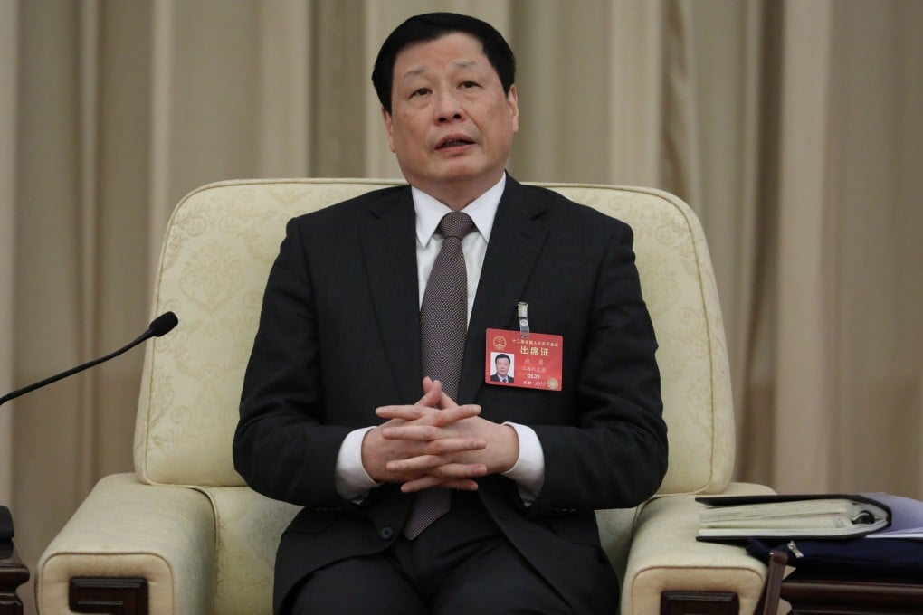 Hubei party chief Ying Yong. Photo: EPA-EFE