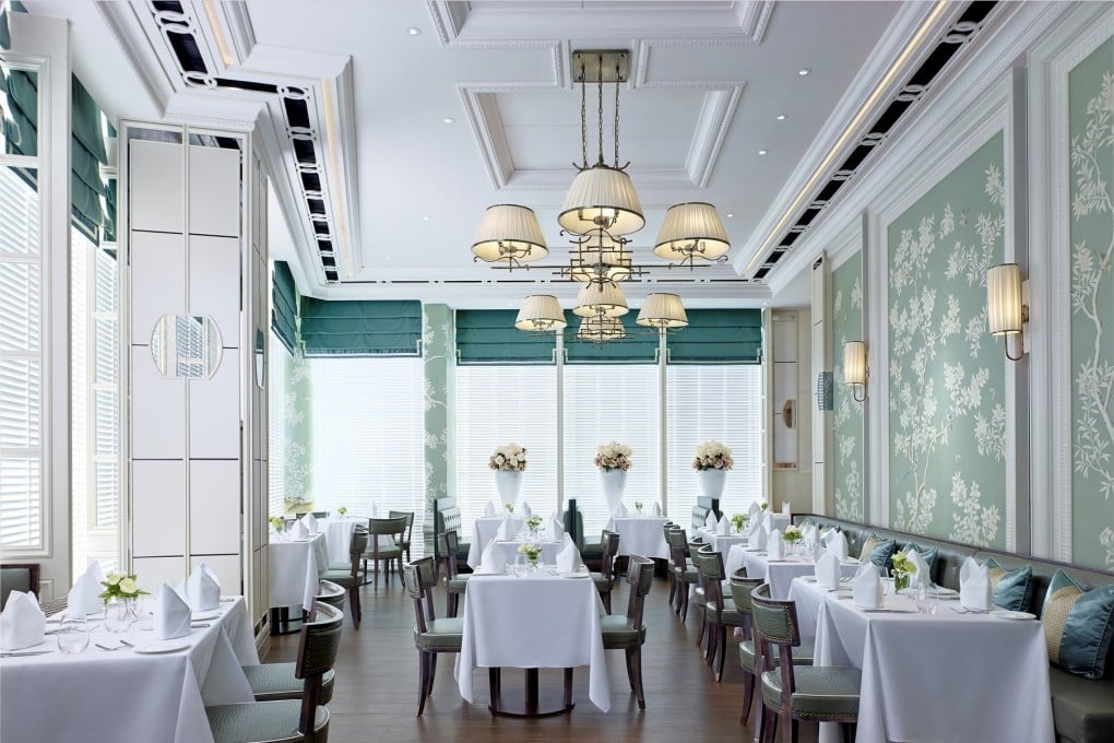 Gradini’s dining room has sleek and minimalist decor. Photo: The Pottinger Hong Kong