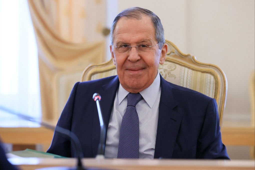 Russian Foreign Minister Sergei Lavrov last week. Photo: Handout via Reuters