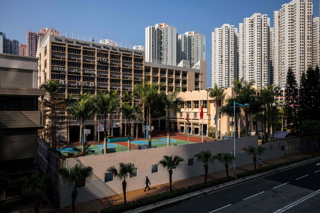 An empty school in Hong Kong pictured on March 4. Photo: AFP