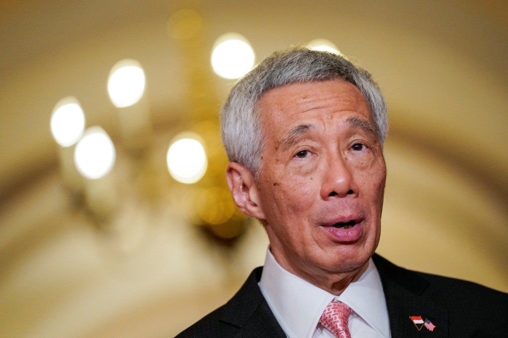 Singapore’s Prime Minister Lee Hsien Loong speaks at the US Capitol in Washington on Wednesday. Photo: Reuters