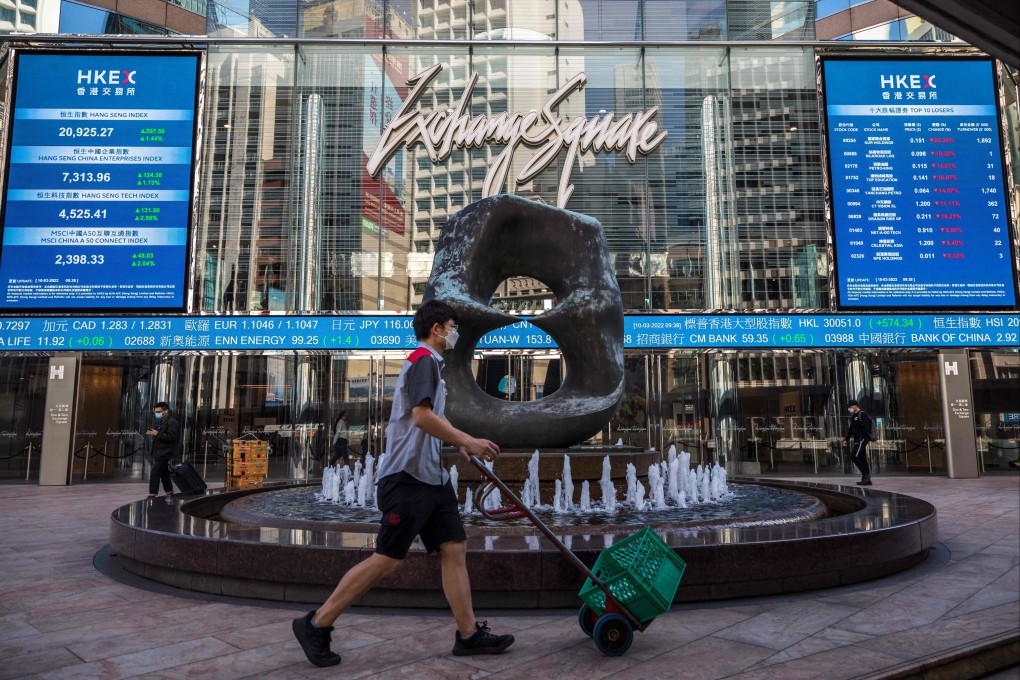Hong Kong stock exchange saw the fewest IPOs in the first quarter since 2013. Photo: AFP