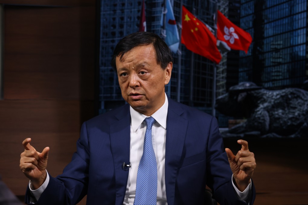 Charles Li Xiaojia, former CEO of Hong Kong Exchanges and Clearing, during an interview at the Post in August 2021. Photo: Nora Tam