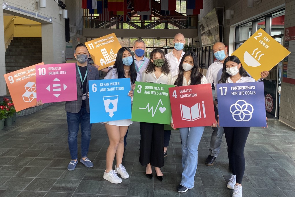 Speakers and staff involved with CDNIS’ Global Goals Council event. Photo: CDNIS