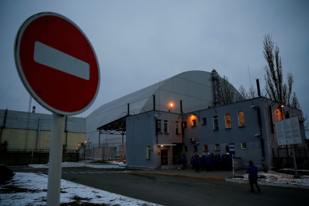 A general view shows the New Safe Confinement (NSC) structure over the old sarcophagus covering the damaged fourth reactor at the Chernobyl Nuclear Power Plant in Ukraine in November 2018. Photo: Reuters