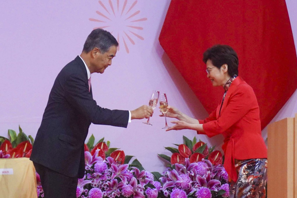 A source has said former city leader Leung Chun-ying is gearing up for the election race, while another insider warns against counting out incumbent Chief Executive Carrie Lam Cheng Yuet-ngor. Photo: Winson Wong