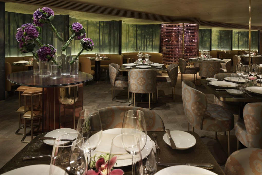 The interior of Epure whisks you away to the south of France while the terrace overlooks Victoria Harbour, where guests can dine alfresco or enjoy pre-dinner drinks. Photo: Handout