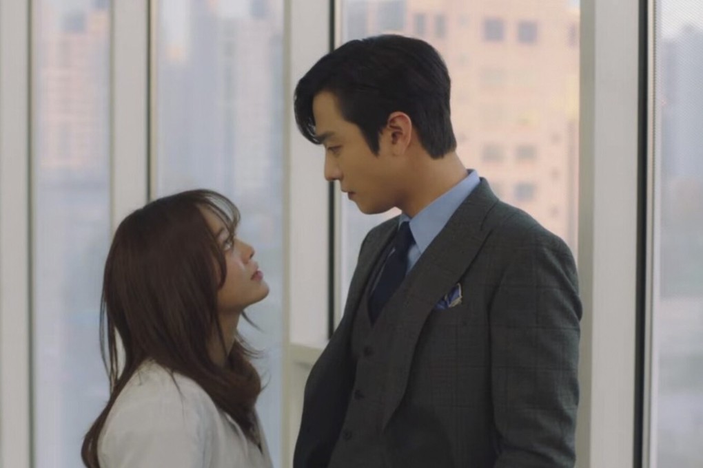 A still from Netflix romcom K-drama Business Proposal, starring Kim Se-jeong and Ahn Hyo-seop.