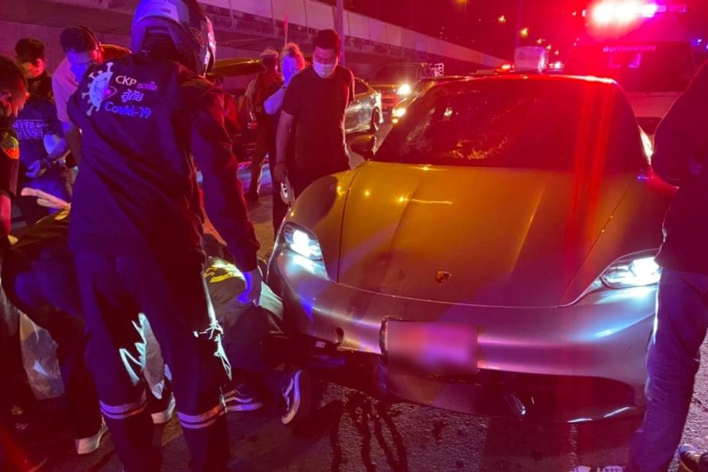 Two fatal crashes involving Thai policemen or their family members driving high speed luxury vehicles have enraged the public in Thailand and fired up debate on the nature of accountability and power. Photo: Metropolitan Police Bureau