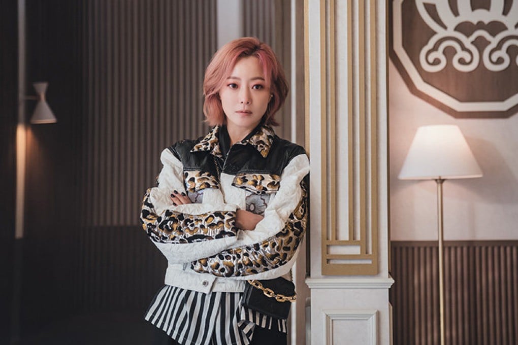 Kim Hee-seon in a still from Tomorrow. She stars as Koo Ryeon, head of a suicide-risk-management team in the afterlife who gets some help from Choi Jun-woong (Rowoon).