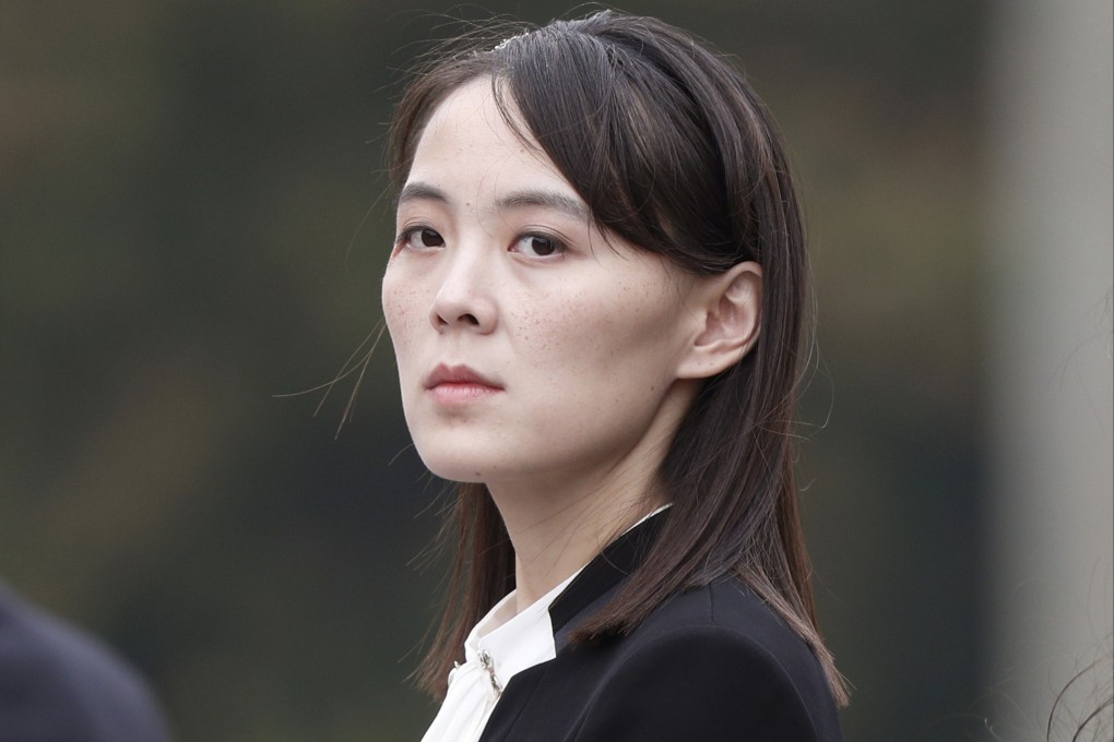 The influential sister of North Korean leader Kim called South Korea’s defense minister a “scum-like guy” for talking about preemptive strikes on the North, warning Sunday that the South may face “a serious threat.” Photo: Pool via AP
