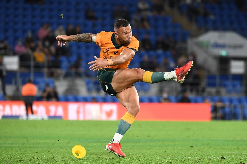 Quade Cooper and his Australia teammates will take on England three times in July. Photo: EPA-EFE