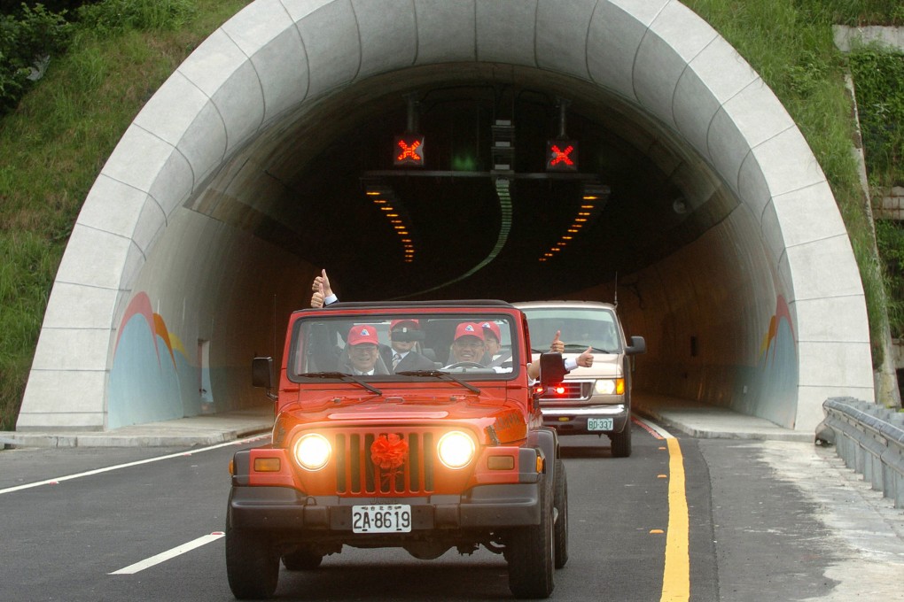 The Hsuehshan Tunnel, which opened in 2006, has been named in Taiwan media as the site for a backup  joint operation command centre should the Hengshen Centre in Taipei be struck during a war with Beijing. Photo: AFP