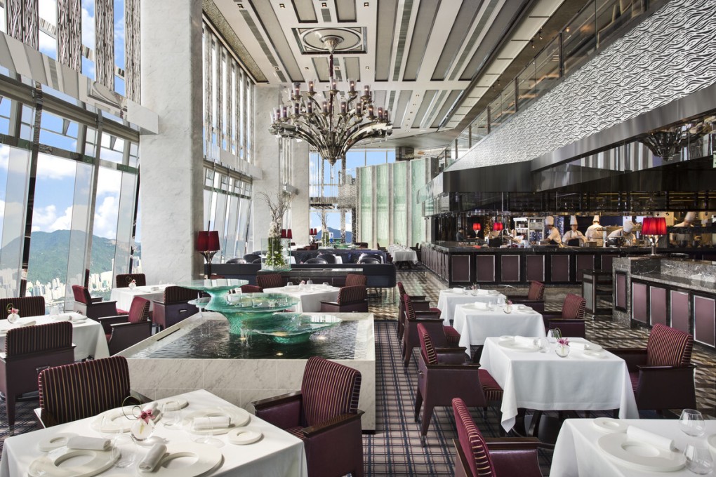 Tosca de Angelo has a great view of the city. Photo: The Ritz-Calton Hong Kong