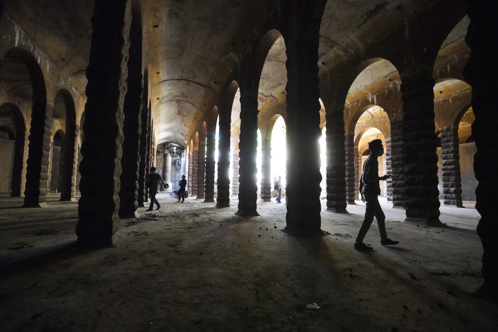 The service reservoir in Bishop Hill features impressive columns and soaring arches. Photo: Winson Wong