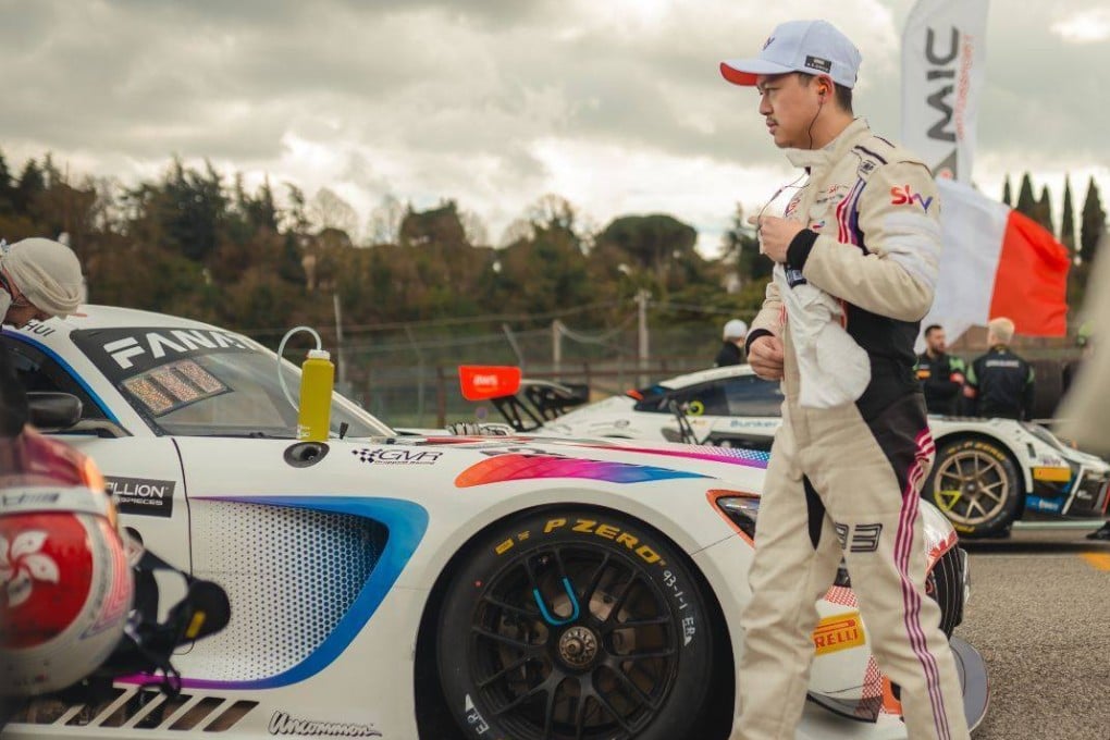 Hong Kong amateur racing car driver Jonathan Hui before the GT World Challenge Europe season opener 3 Hours of Imola event in Italy. Photo: Craft Bamboo Racing