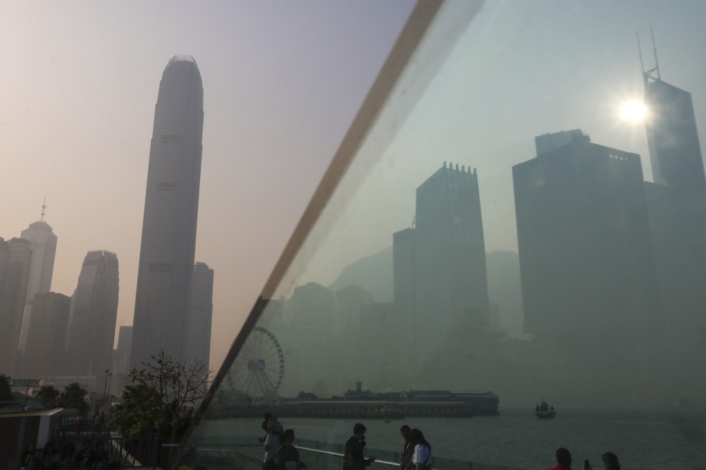 Hong Kong’s skyline pictured on December 22, 2019. While Hong Kong’s most recent budget has highlighted the need to finance small green businesses, funds are still difficult to access. Photo: Felix Wong