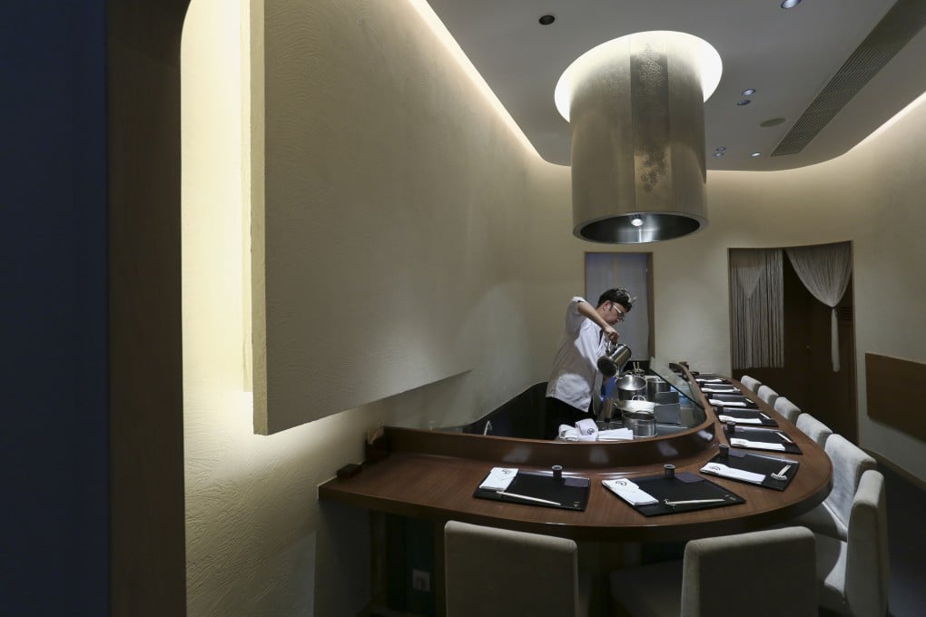 Interior shots of Ippoh Tempura Restaurant on Aberdeen Street in Central. Photo: SCMP Archive