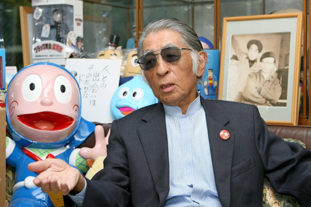 Japanese manga artist Fujiko Fujio A, a co-creator of the Doraemon cartoon, in a photo dated October 29, 2008. Photo: JIJI PRESS/AFP/Japan OUT