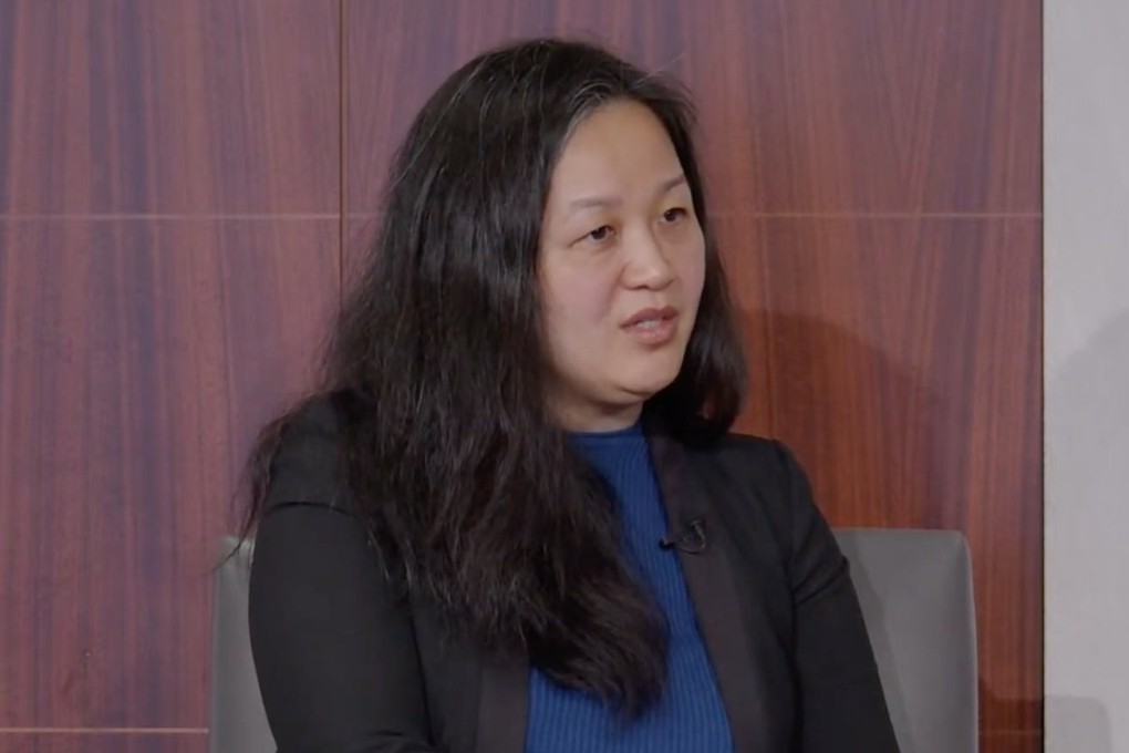 US deputy secretary of commerce Pamela Phan speaking in Washington on Wednesday. Photo: CSIS