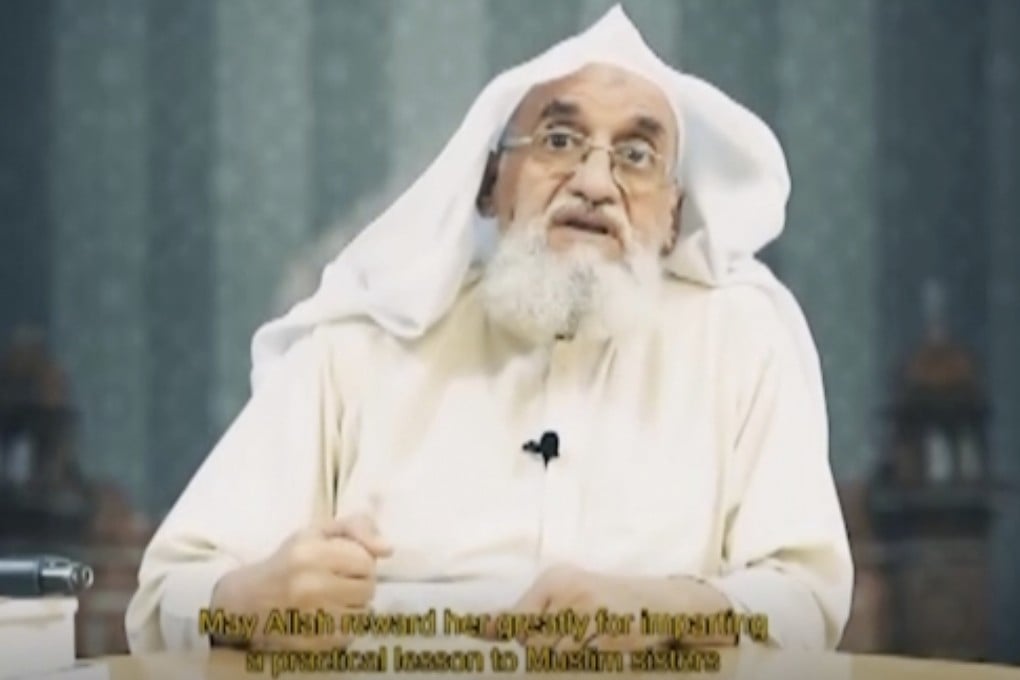Al-Qaeda leader Ayman al-Zawahri speaks in a video released by the group’s media branch. Photo: as-Sahab via AP