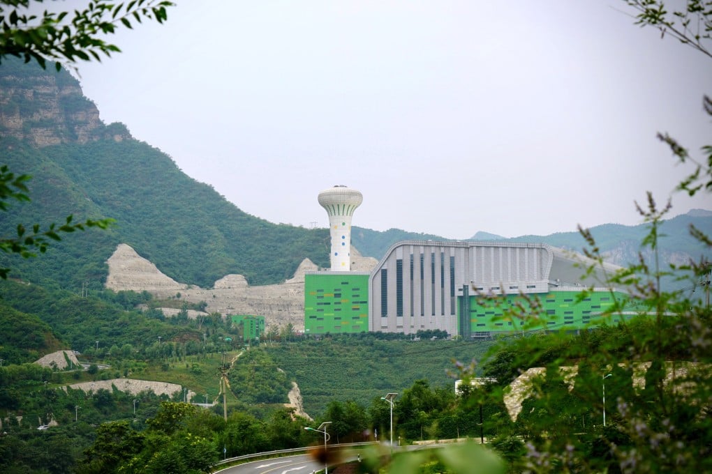 The Gaoantun waste-to-energy plant in Beijing. China processes 580,000 tonnes of waste a day at more than 100 such plants spread across the country. Photo: Tom Wang