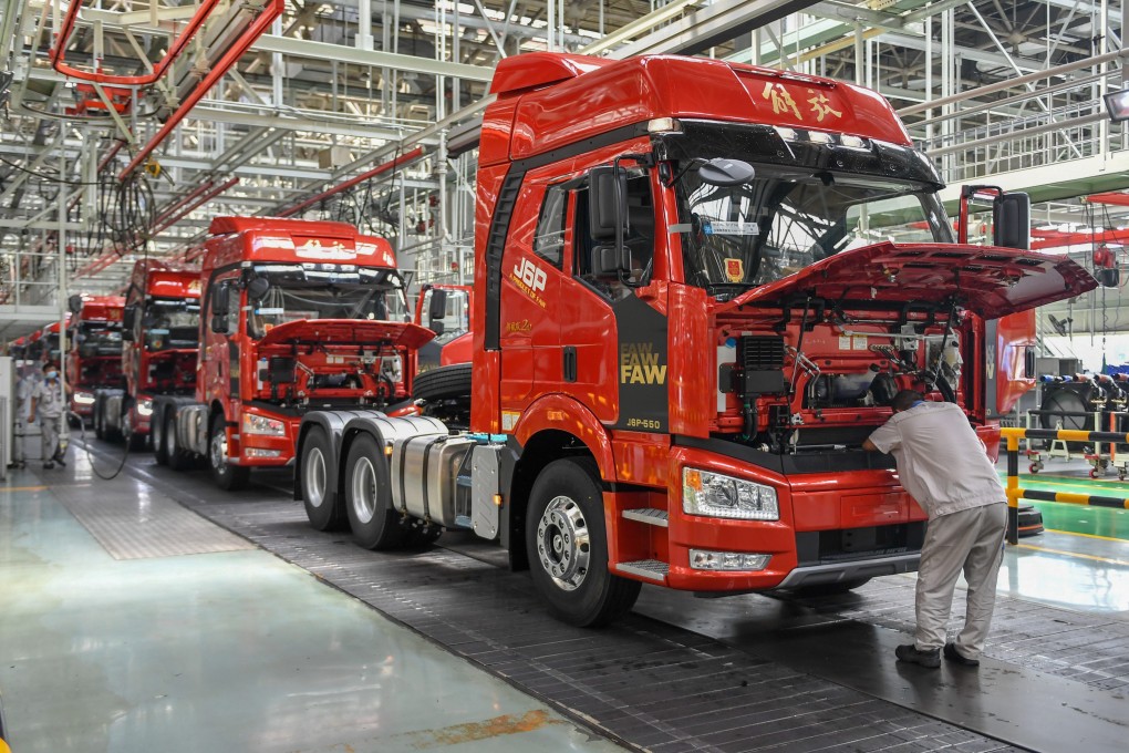 China’s oldest automaker, FAW Group, has cut production at some of its factories in Jilin province since mid-March amid coronavirus restrictions. Photo: Xinhua