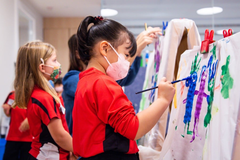 Art can bring more colour and joy to a child’s educational journey, as demonstrated by pupils painting during an art class at CDNIS. Photo: Handout