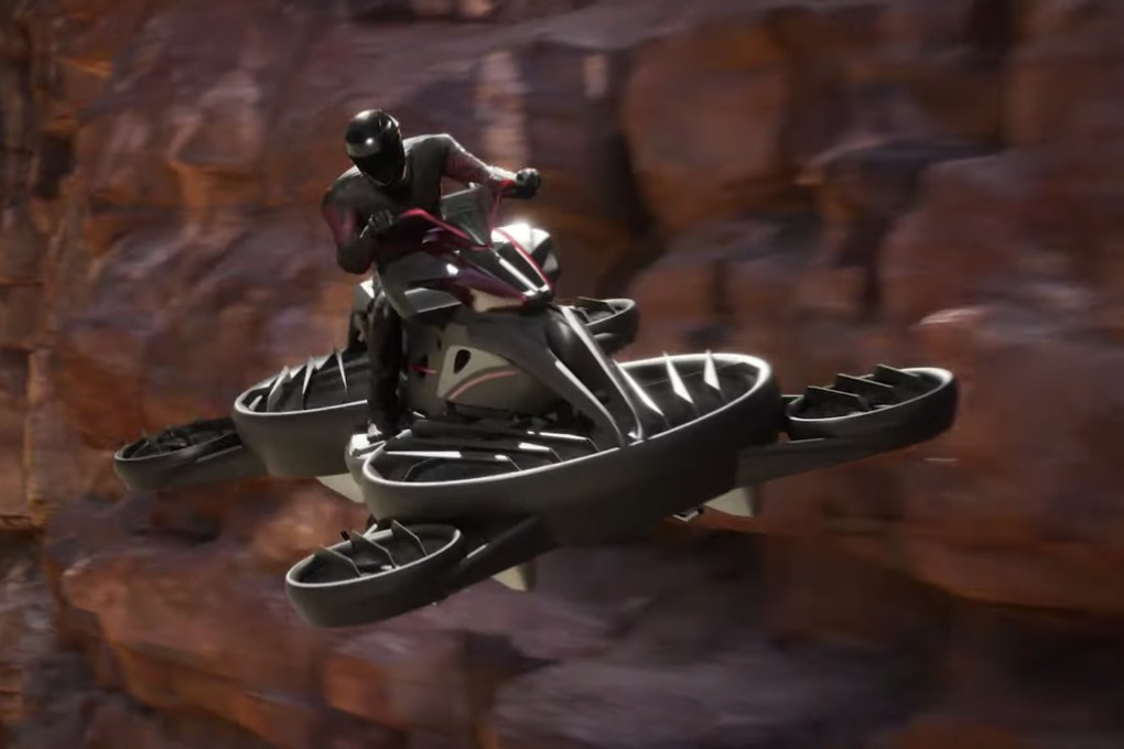 Tokyo-based ALI Technologies opened sales of its Xturismo Limited flying motorbike in October last year. Photo: Handout